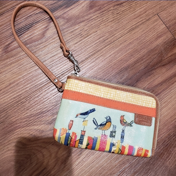 Fossil Handbags - Fossil Colorful Bird Print Wristlet